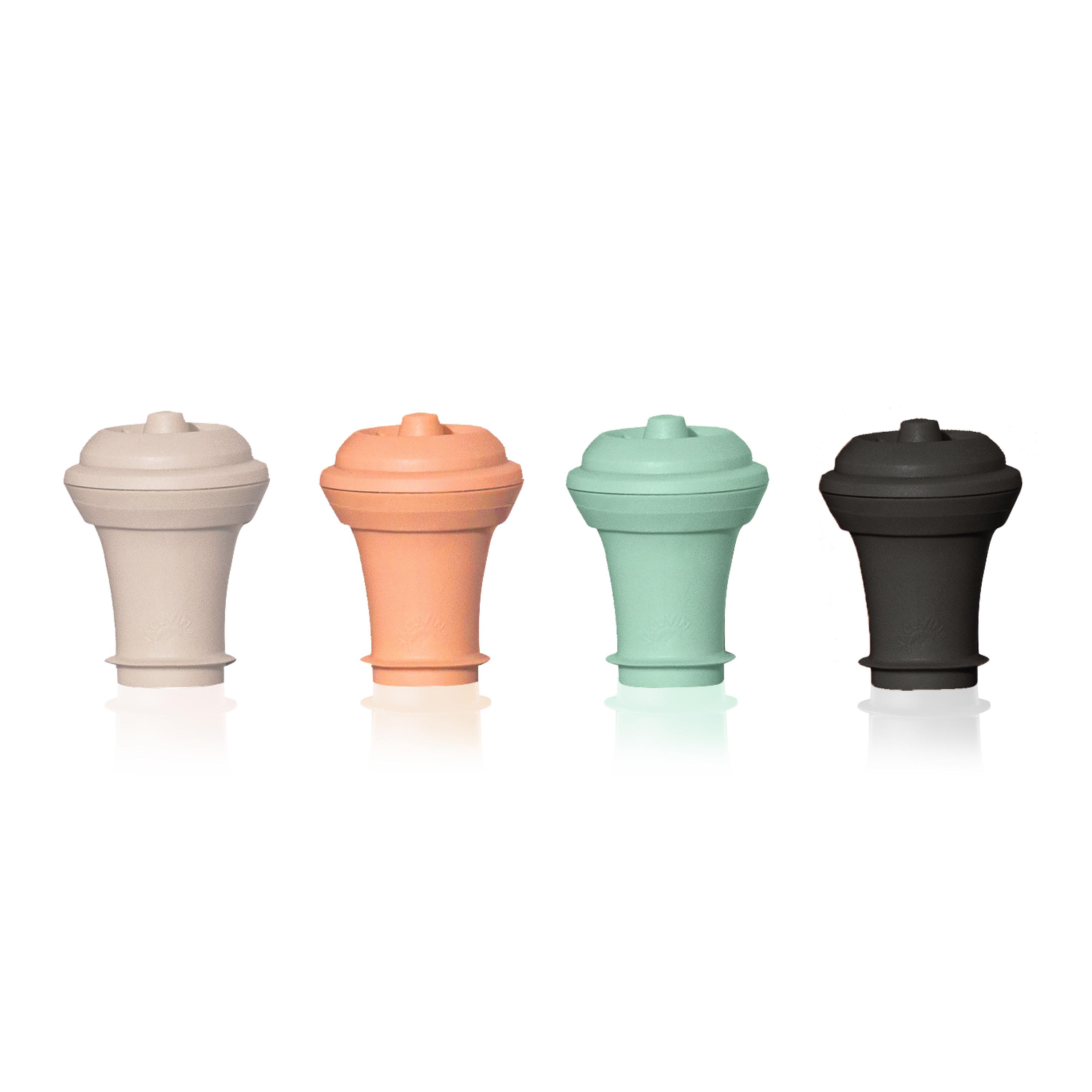 Vacu Vin Loop 4pc Wine Stopper Set