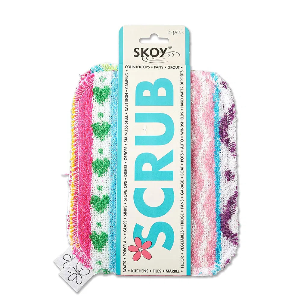 Skoy Scrub Recycled Scourer Twin Pack