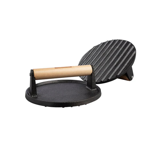 Tramontina Round Grill Press - Cast Iron - 17cm