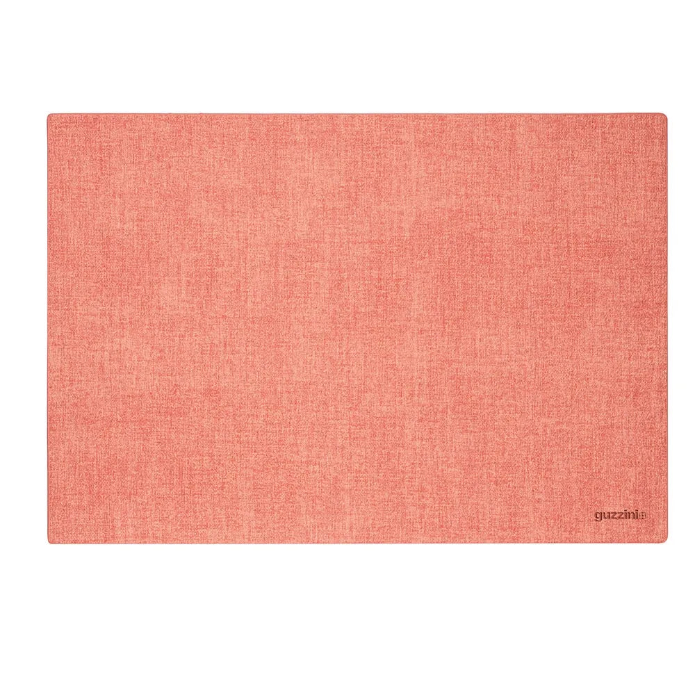 Guzzini Tiffany Fabric Reversible Placemat | Coral
