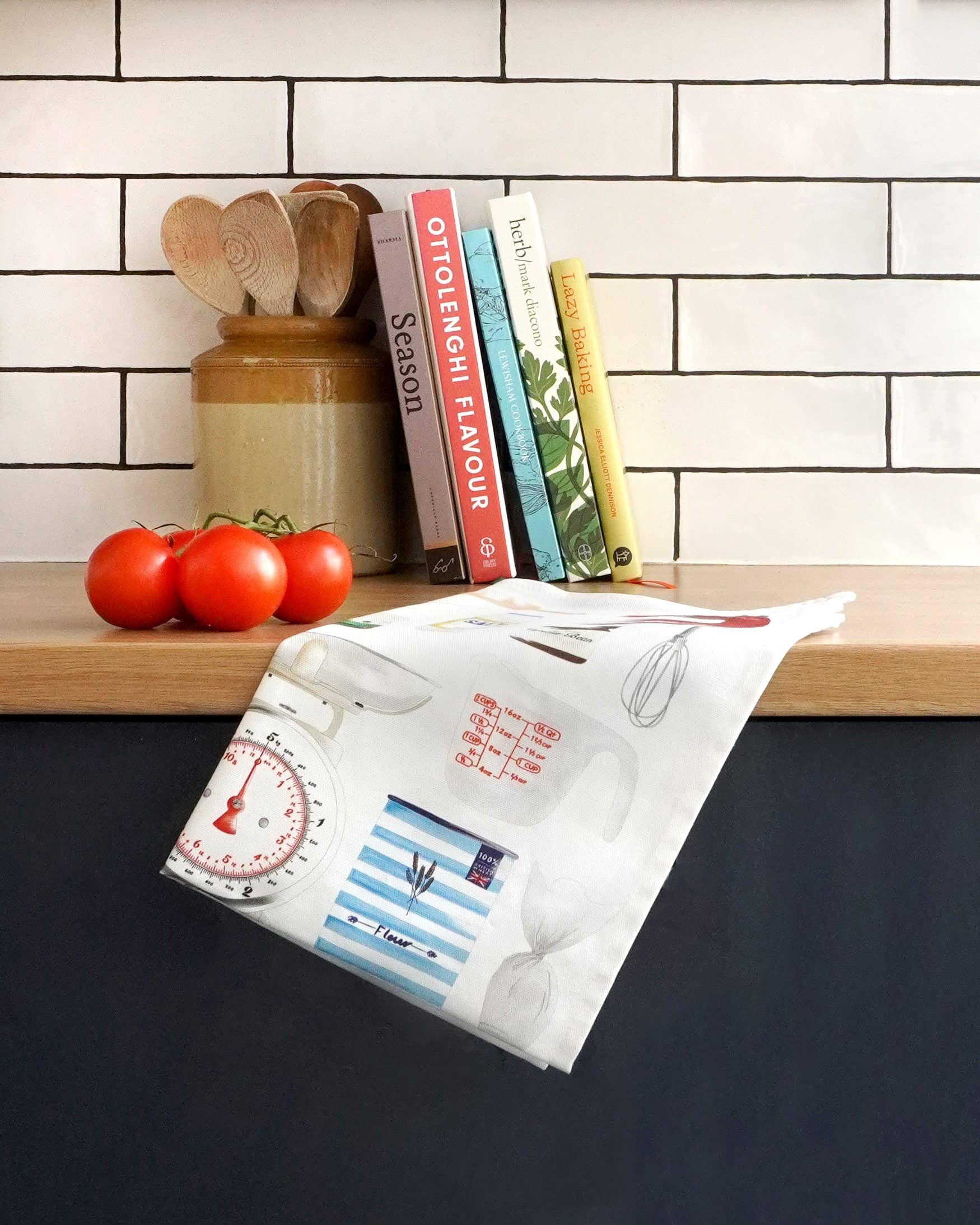 Time to Bake Tea Towel - British Made - Baking - Cotton