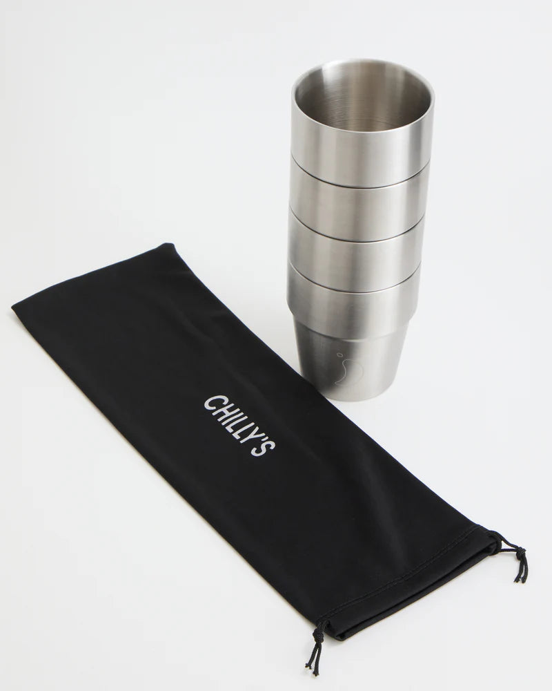 Chilly's Stackable Cups, Set of 4, 300ml
