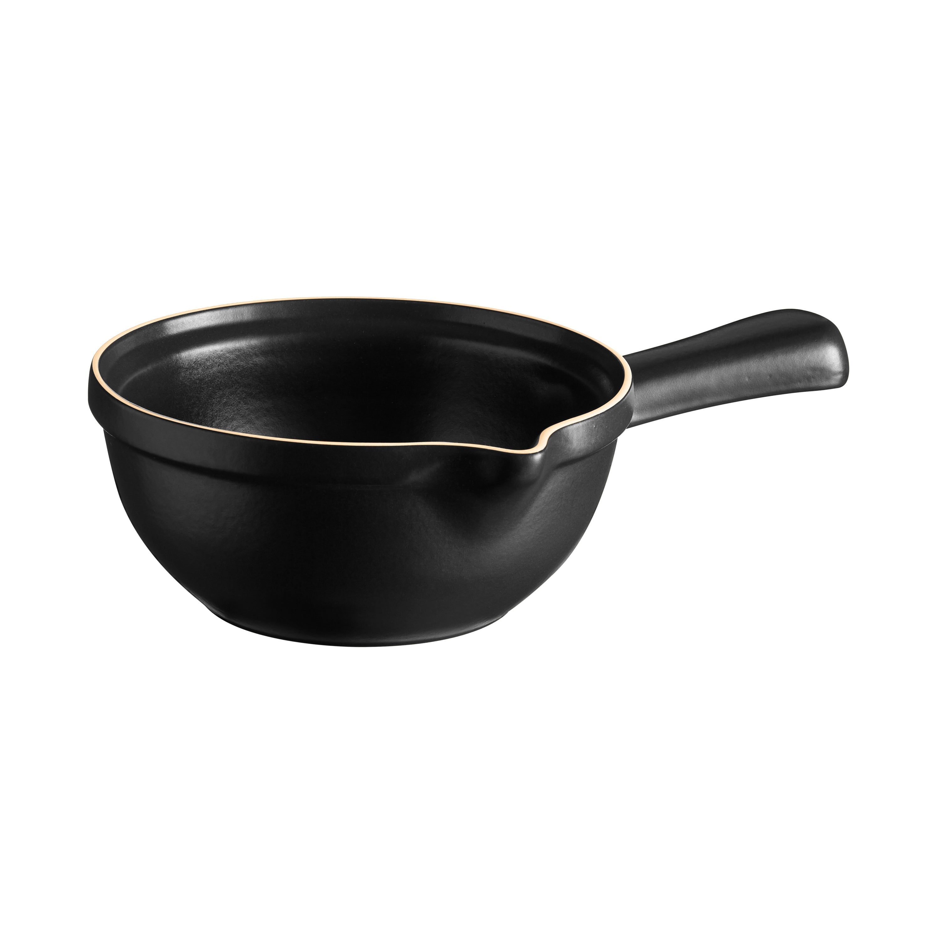 Emile Henry Limited Edition BBQ Sauce Pot - Black Truffle