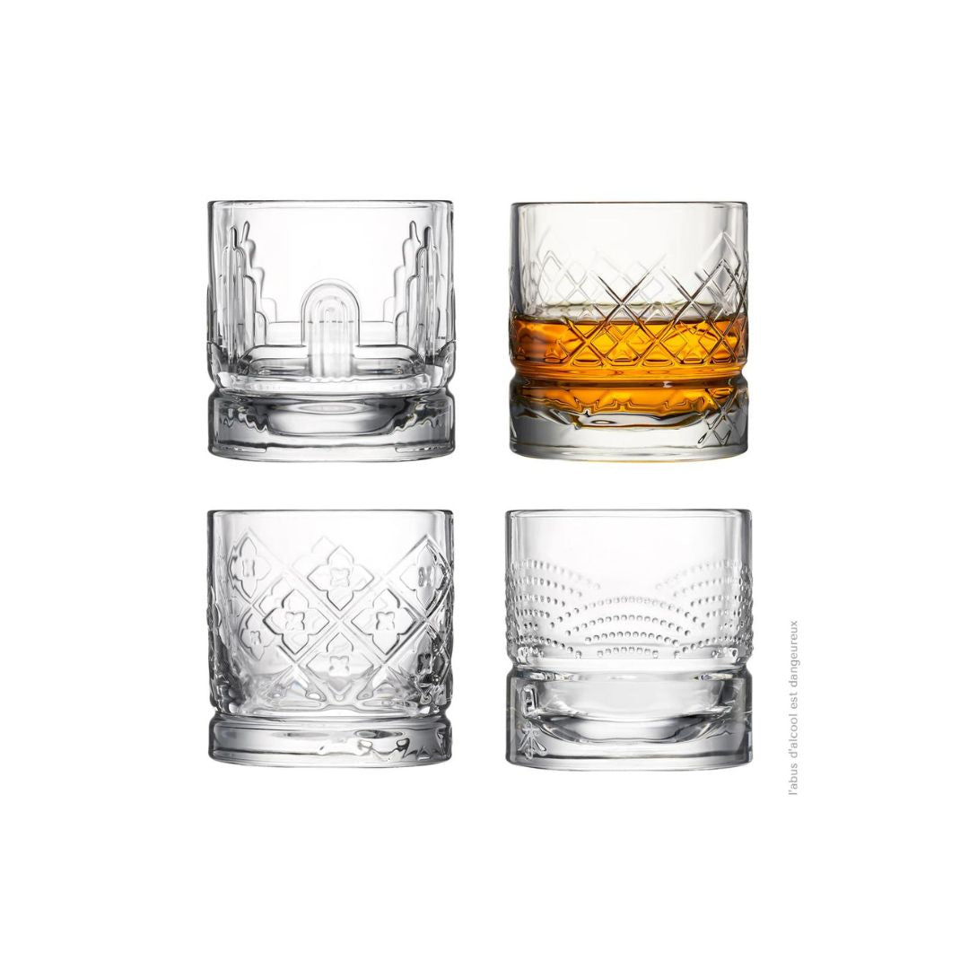 La Rochere Dandy Whiskey Tumblers - Set of 4
