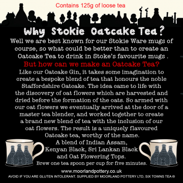 Moorland Stokie Oatcake Tea 125g