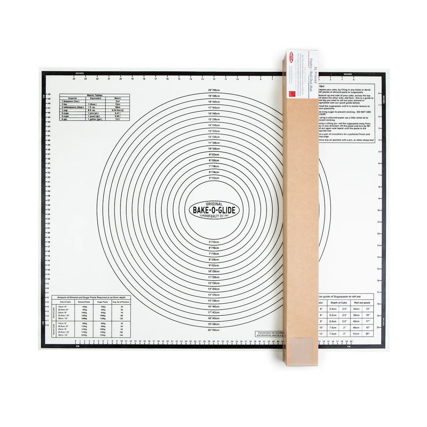 XL Printed Pastry / Roll Out Mat