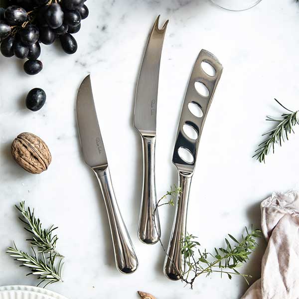 Robert Welch Radford Bright Cheese Knife Set 3 Piece