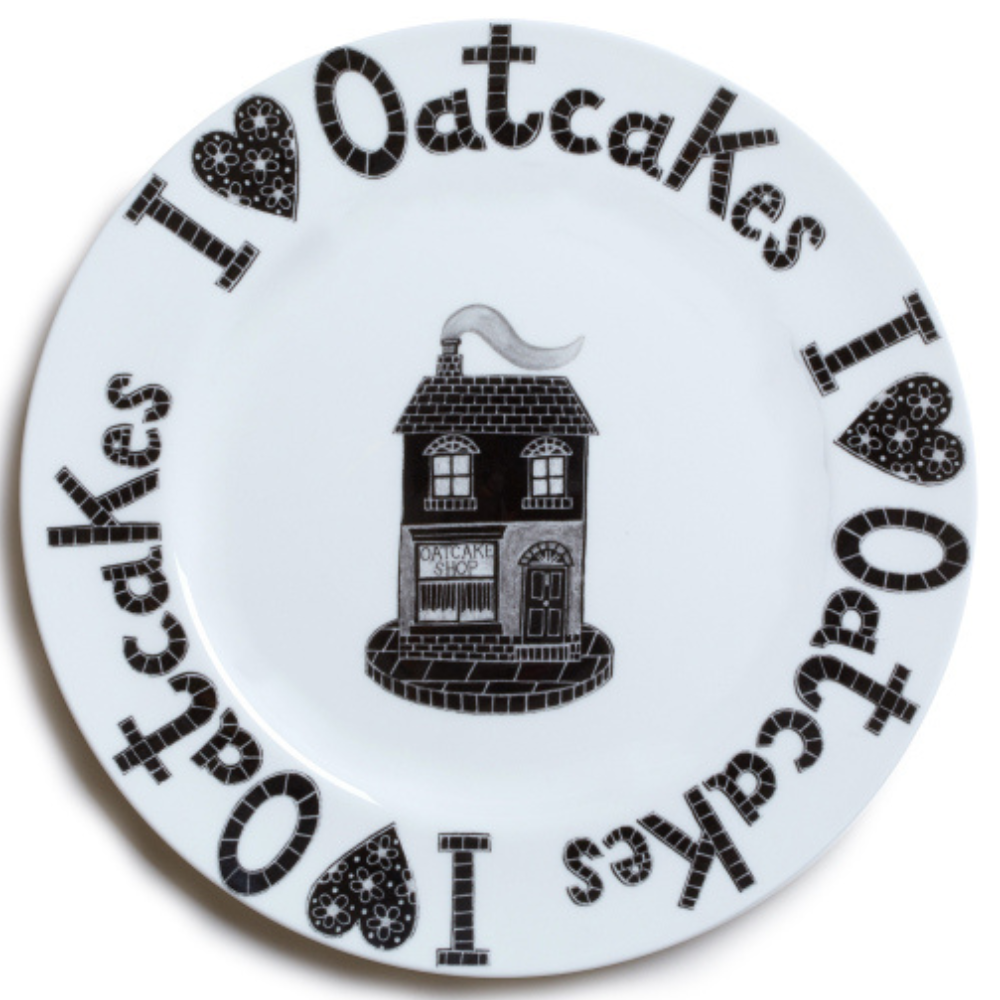 Moorland Oatcake Plate 10in