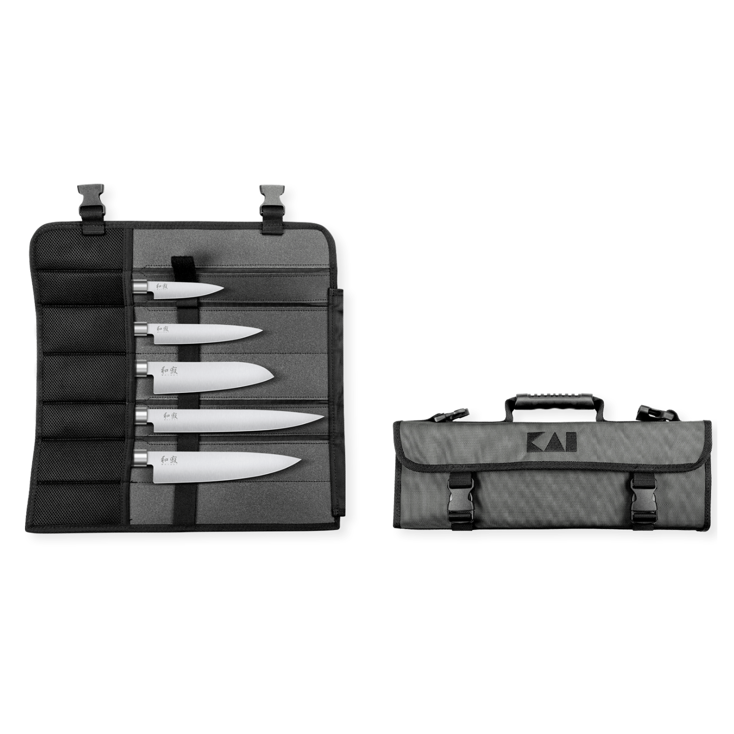 Kai Wasabi Black 5pc Knife Bag Set