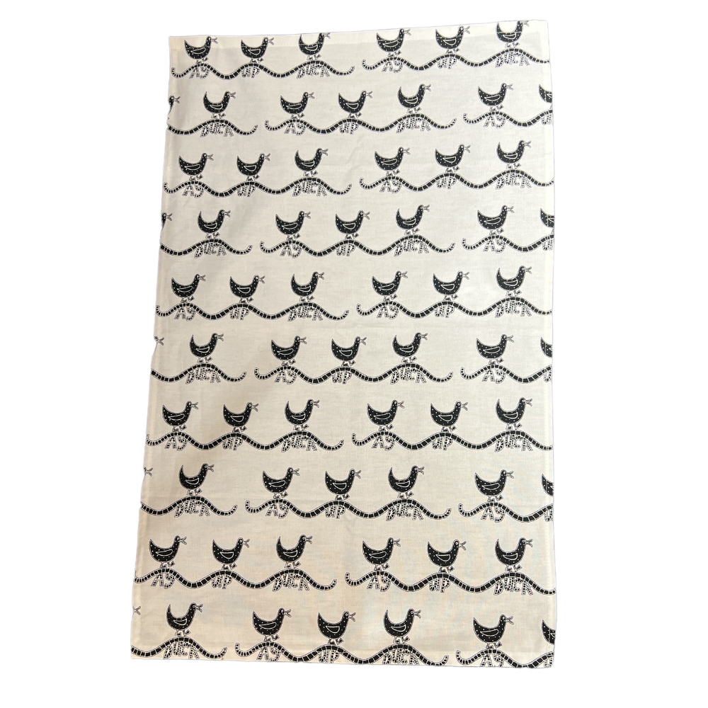 Moorland Tea Towel Ay Up Duck