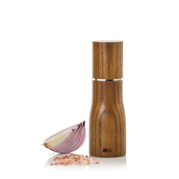 AdHoc Pepper/Salt Mill Levo Nut Brown 15cm - Simmer and Slice