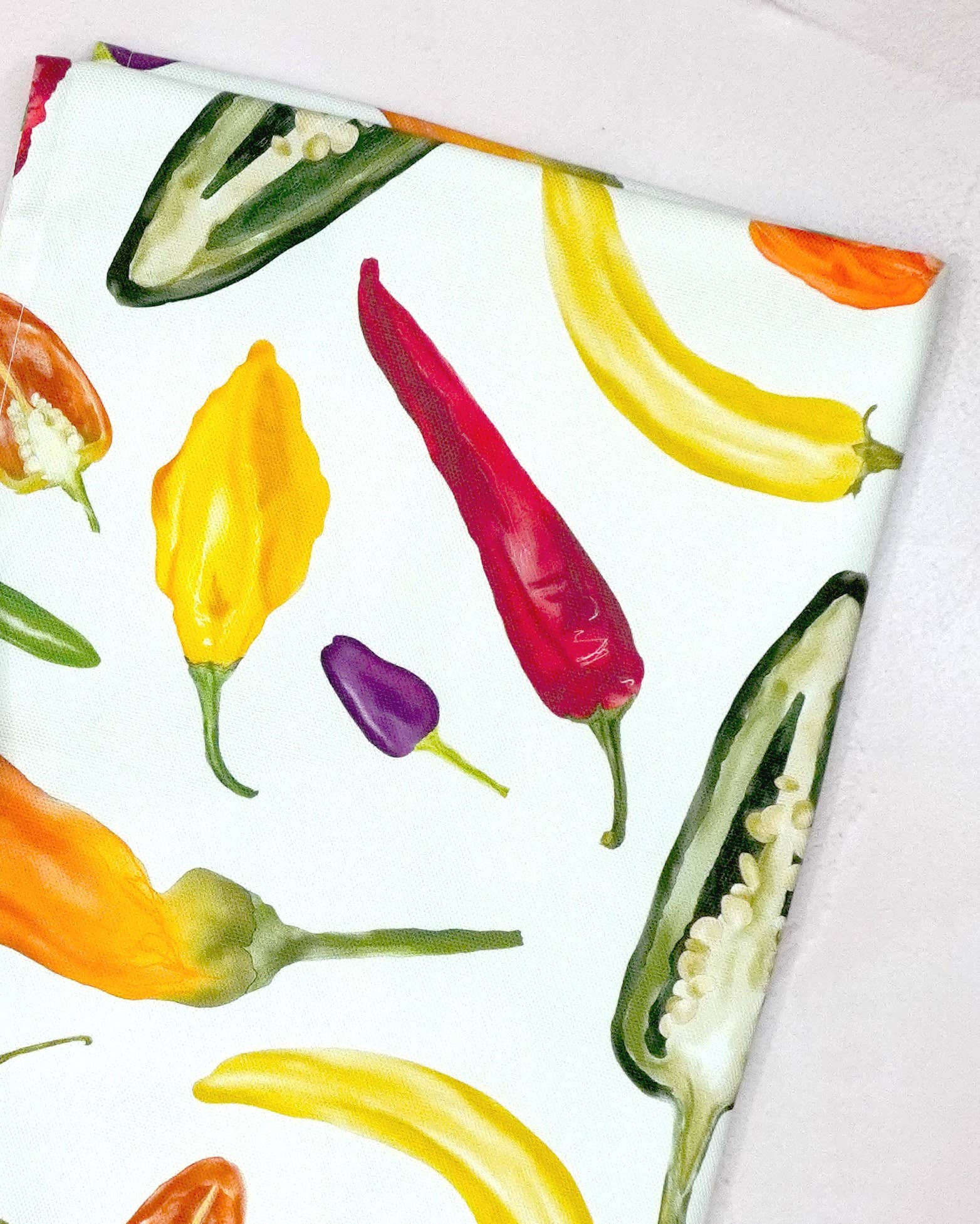 Chilli Tea Towel - British Made - Cotton - Kitchen Towel