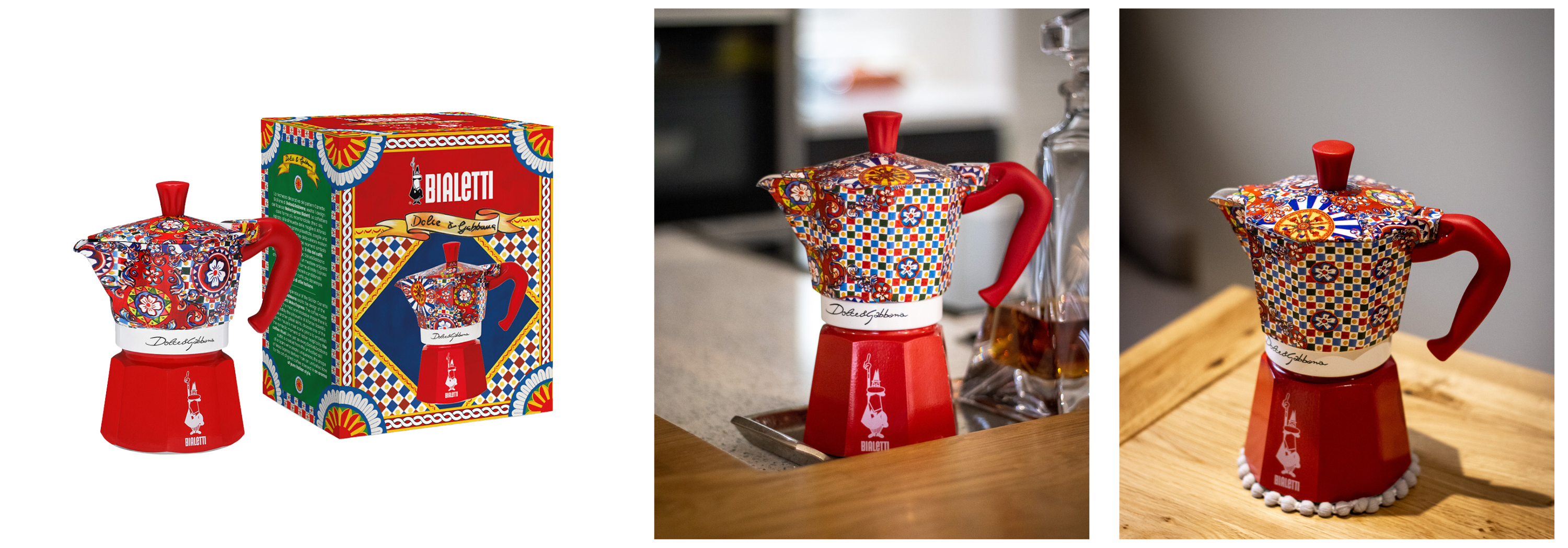 Bialetti Dolce & Gabbana Moka Express Coffee Maker (3 Cup)