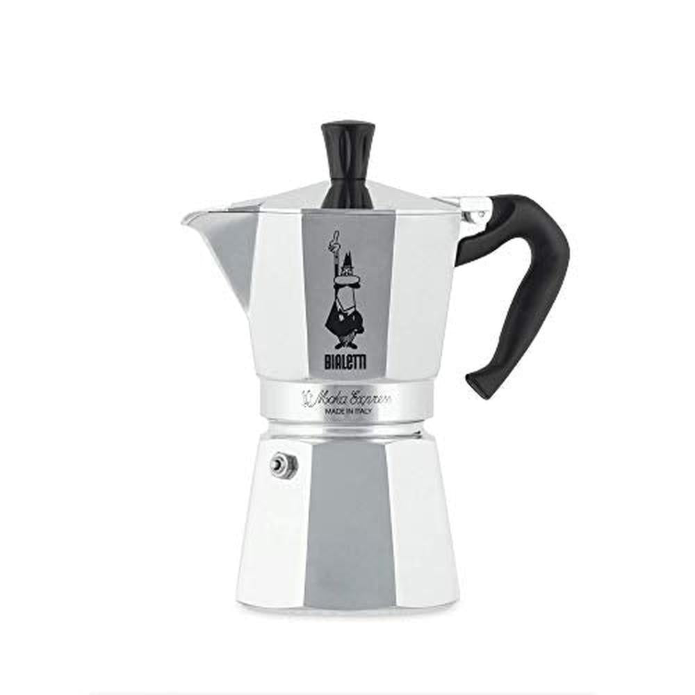 Bialetti Moka Express Aluminium Stovetop Coffee Maker (6 Cup) - Silver - Simmer and Slice