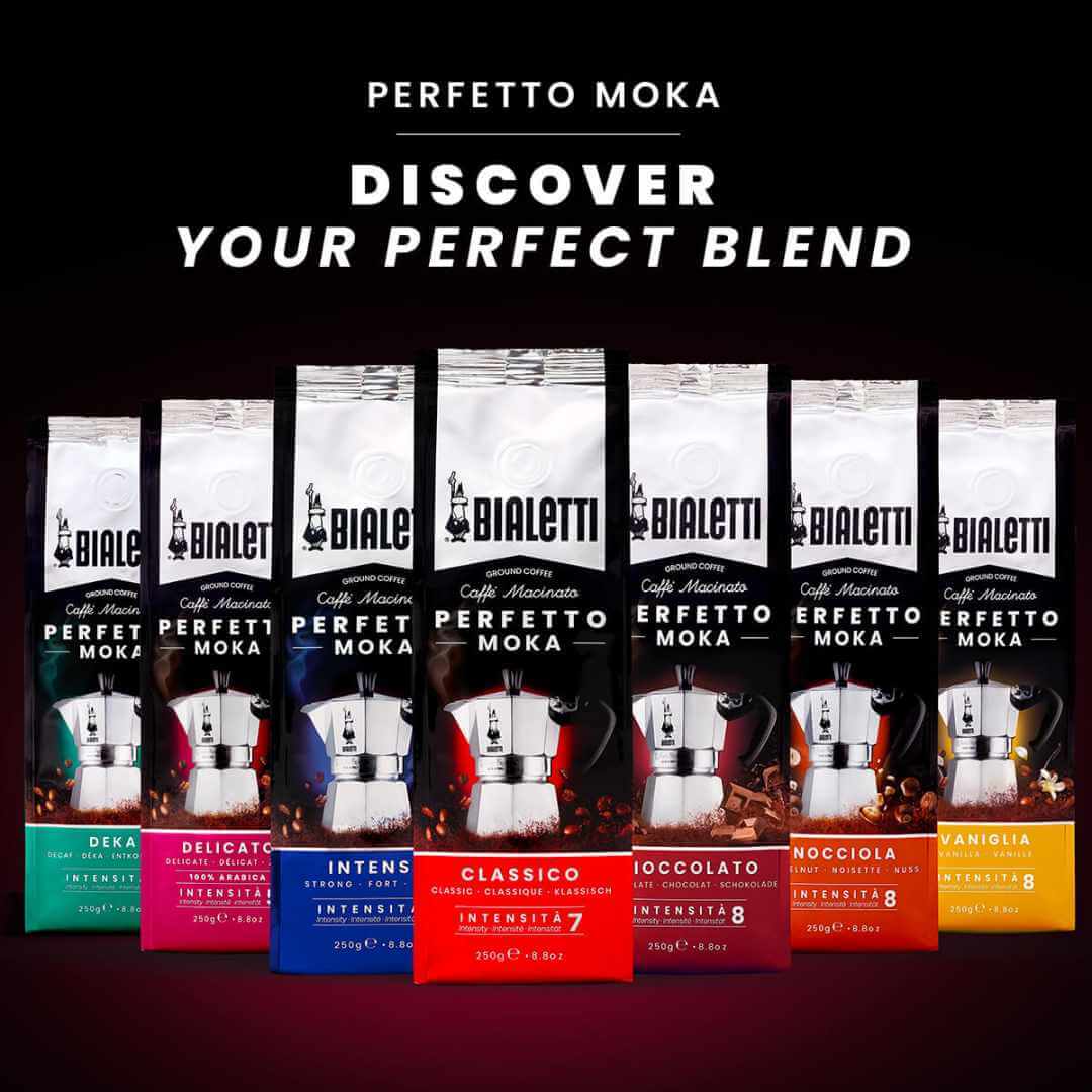Bialetti - Perfetto Moka Ground Coffee: Decaf - Simmer and Slice