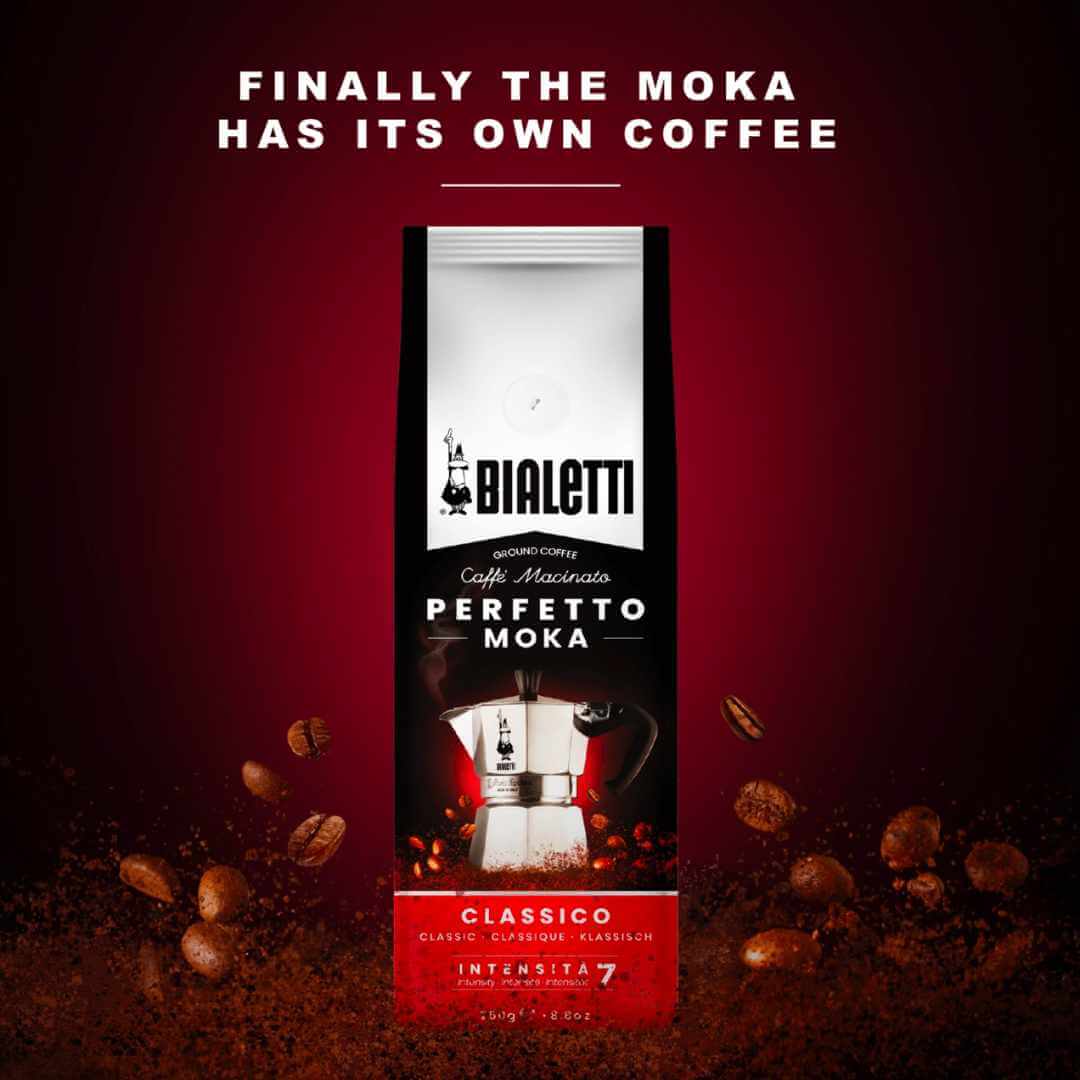 Bialetti - Perfetto Moka Ground Coffee: Decaf - Simmer and Slice