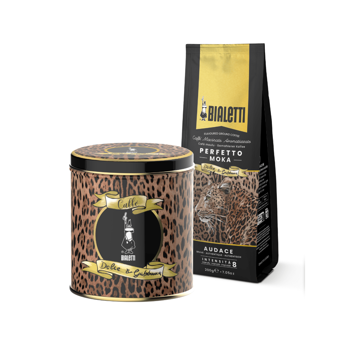 Bialetti x Dolce&Gabbana Leopardo Ground Coffee 250g Collector's Tin - Simmer and Slice