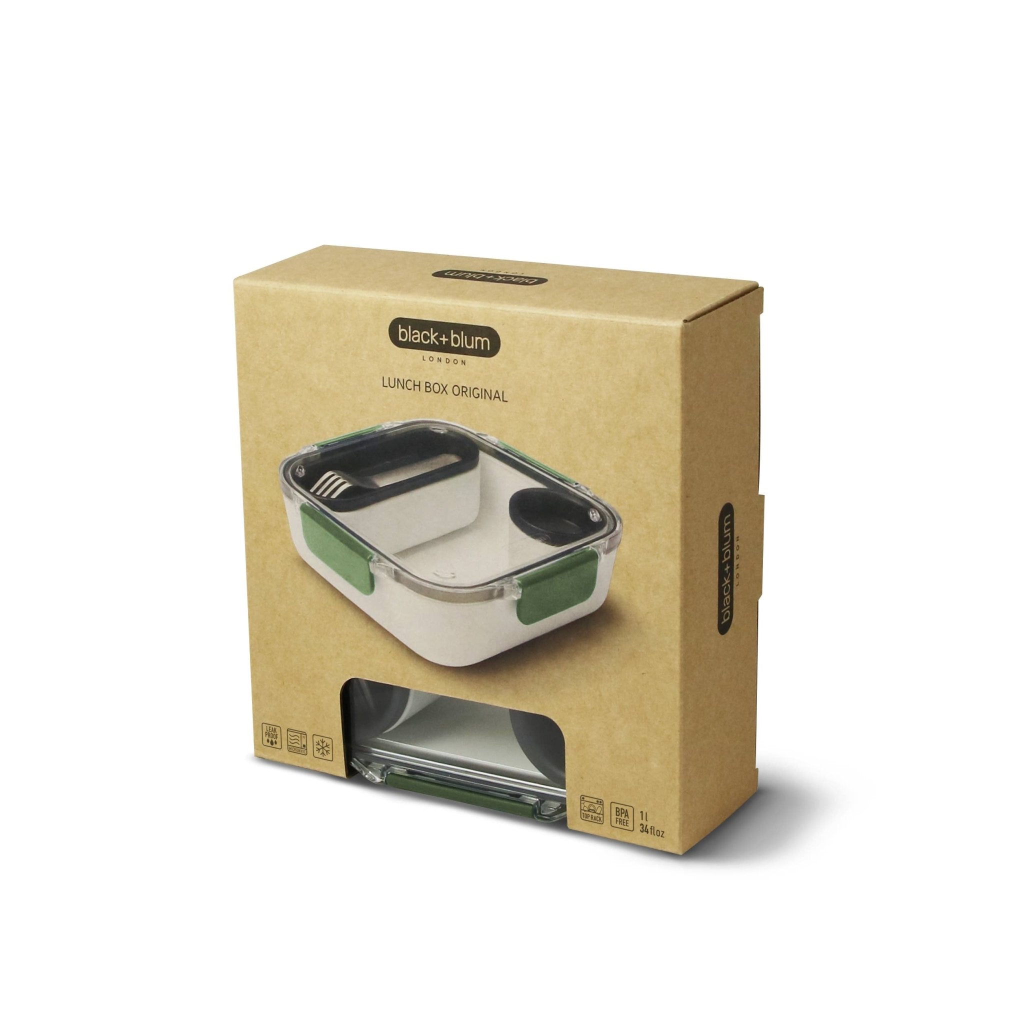 Black+Blum Lunch Box Original - Leak Proof Microwave-Safe Lunch Box: Ocean - Simmer and Slice