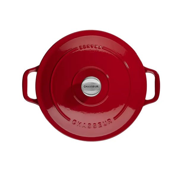 Chasseur 24cm Round Casserole - Chilli Red - Simmer and Slice