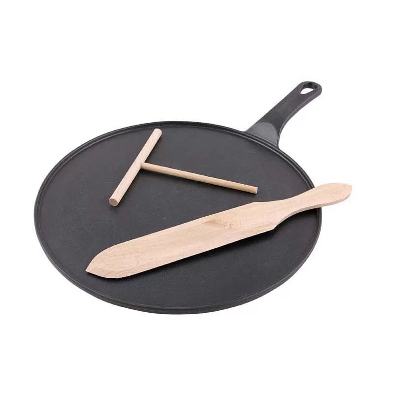 Chasseur 30cm Crepe Pan with Tools - Matt Black - Simmer and Slice