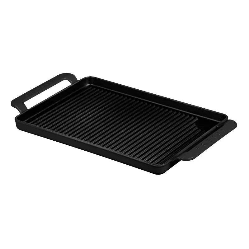 Chasseur 35 x 22cm Rectangular Grill Pan - Matt Black - Simmer and Slice