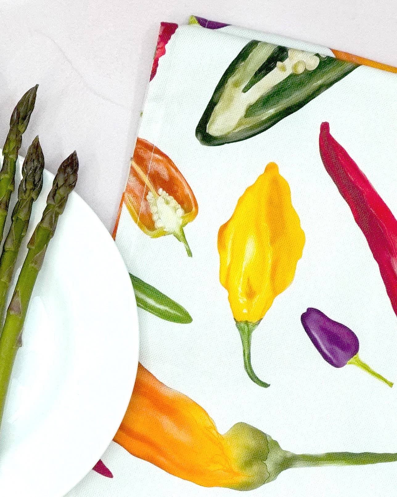 Chilli Tea Towel - British Made - Cotton - Kitchen Towel - Simmer and Slice