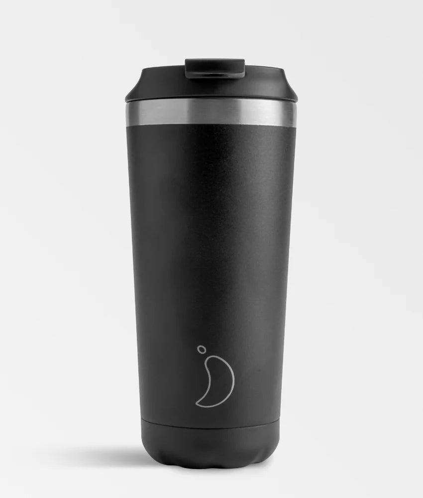Chilly's Original Coffee Cup 2024, 500ml, Monochrome Black - Simmer and Slice