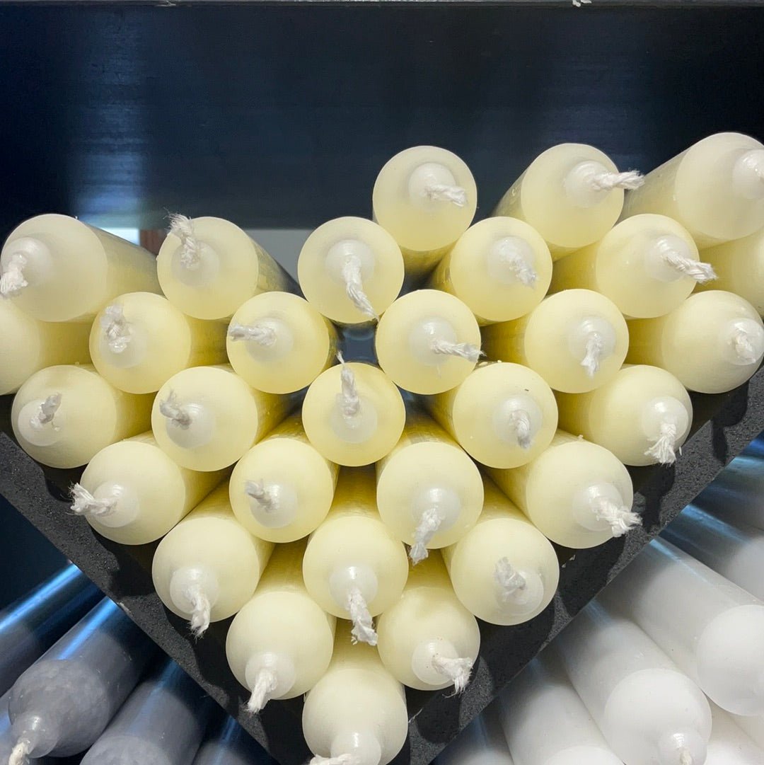 Cidex Rustic 2.2 X 29cm Candle - Ivory - Simmer and Slice