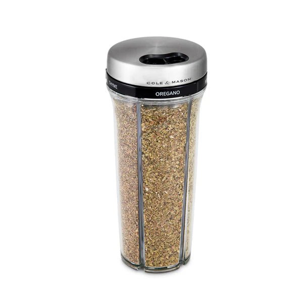 Cole & Mason Saunderton Spice Shaker - Filled Herbs - Simmer and Slice