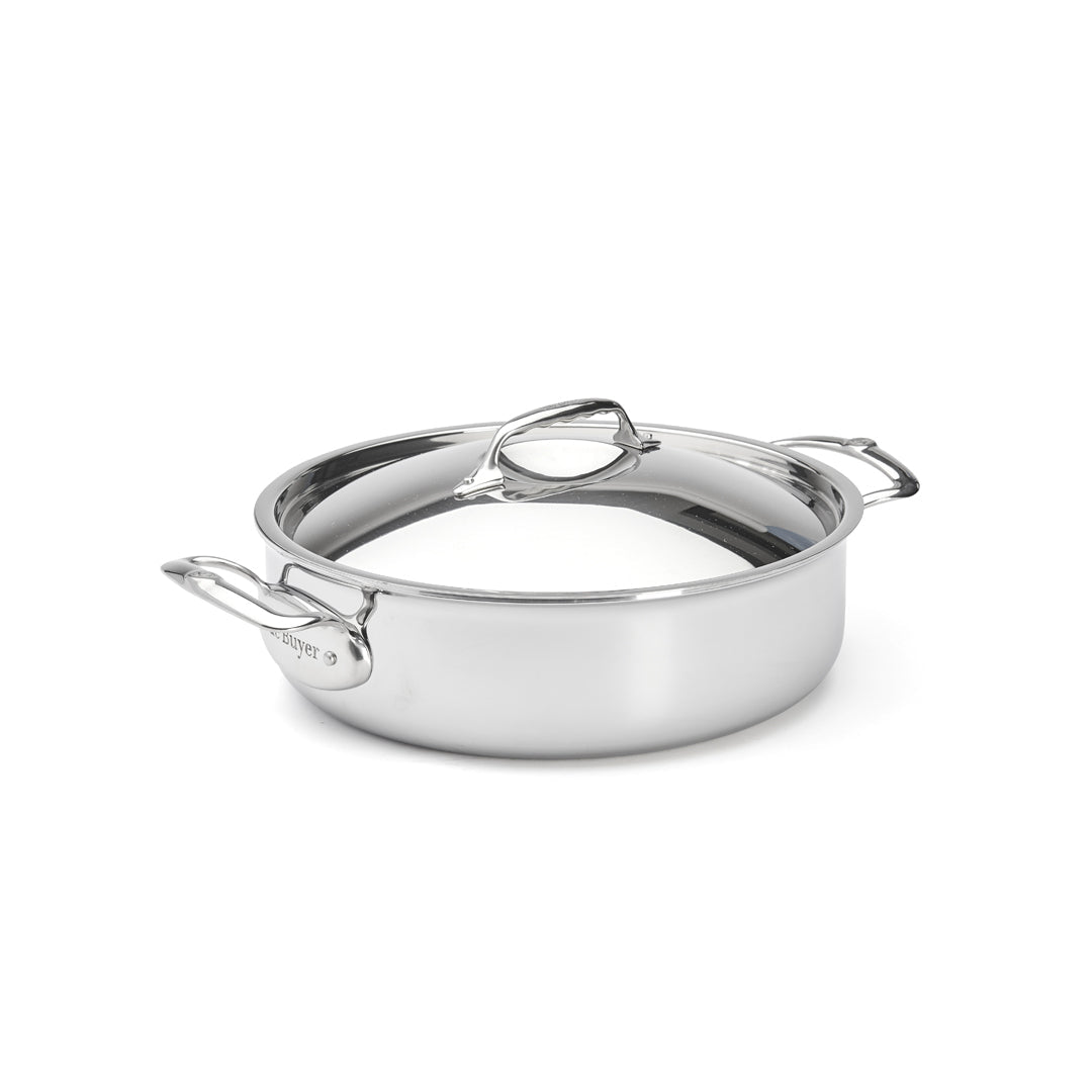 De Buyer Affinity 28cm Sauté Pan with Lid - Simmer and Slice