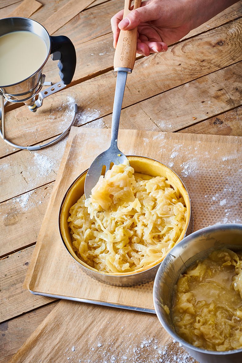 De Buyer B Bois 33.5cm Slotted Spoon - Simmer and Slice
