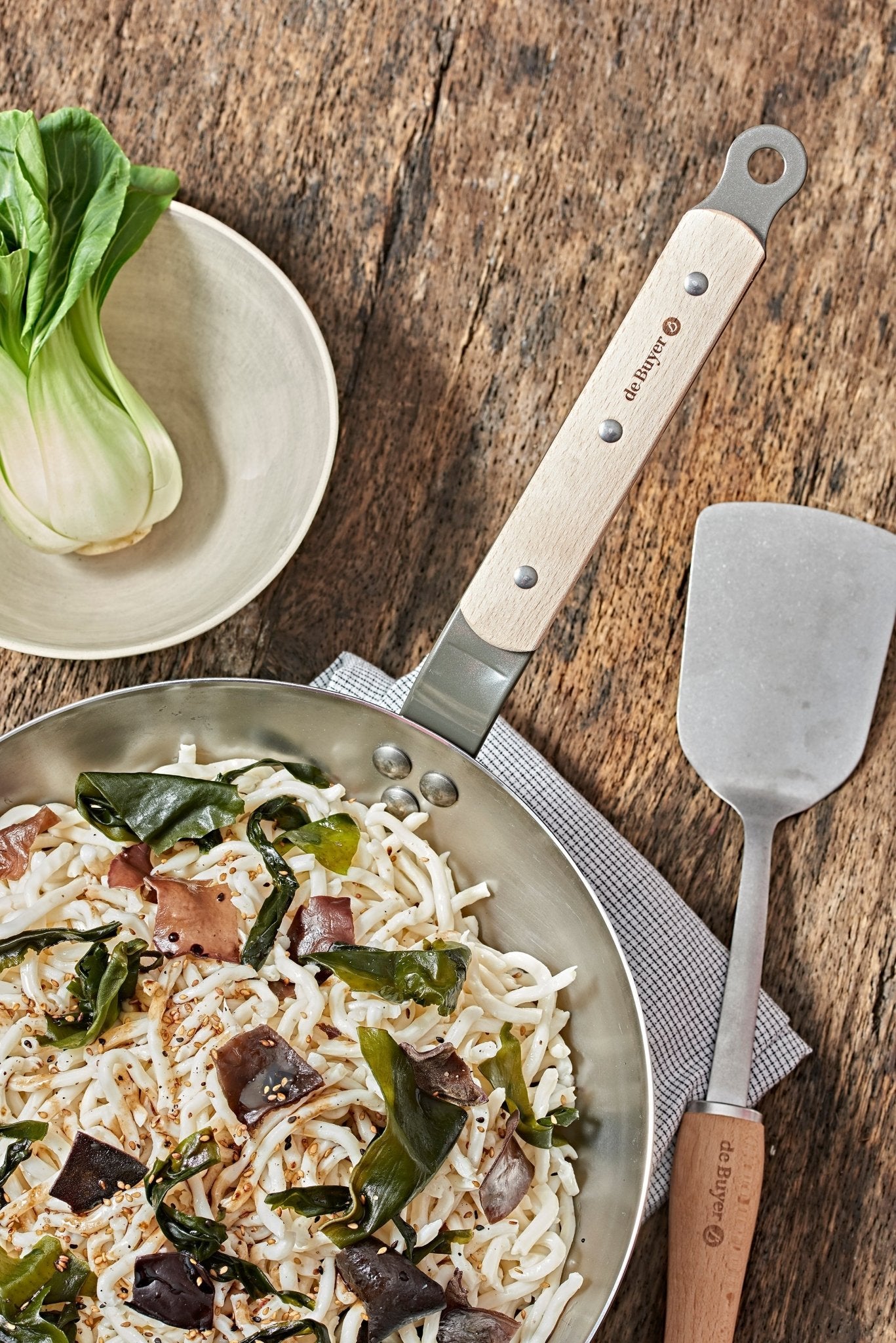 De Buyer B Bois 35cm Plain Spatula - Simmer and Slice