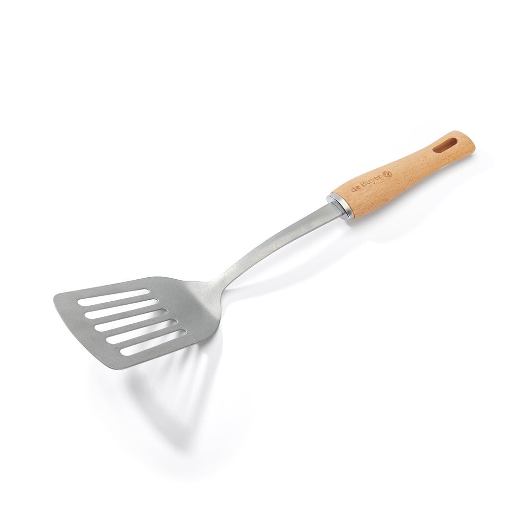 De Buyer B Bois 35cm Slotted Spatula - Simmer and Slice