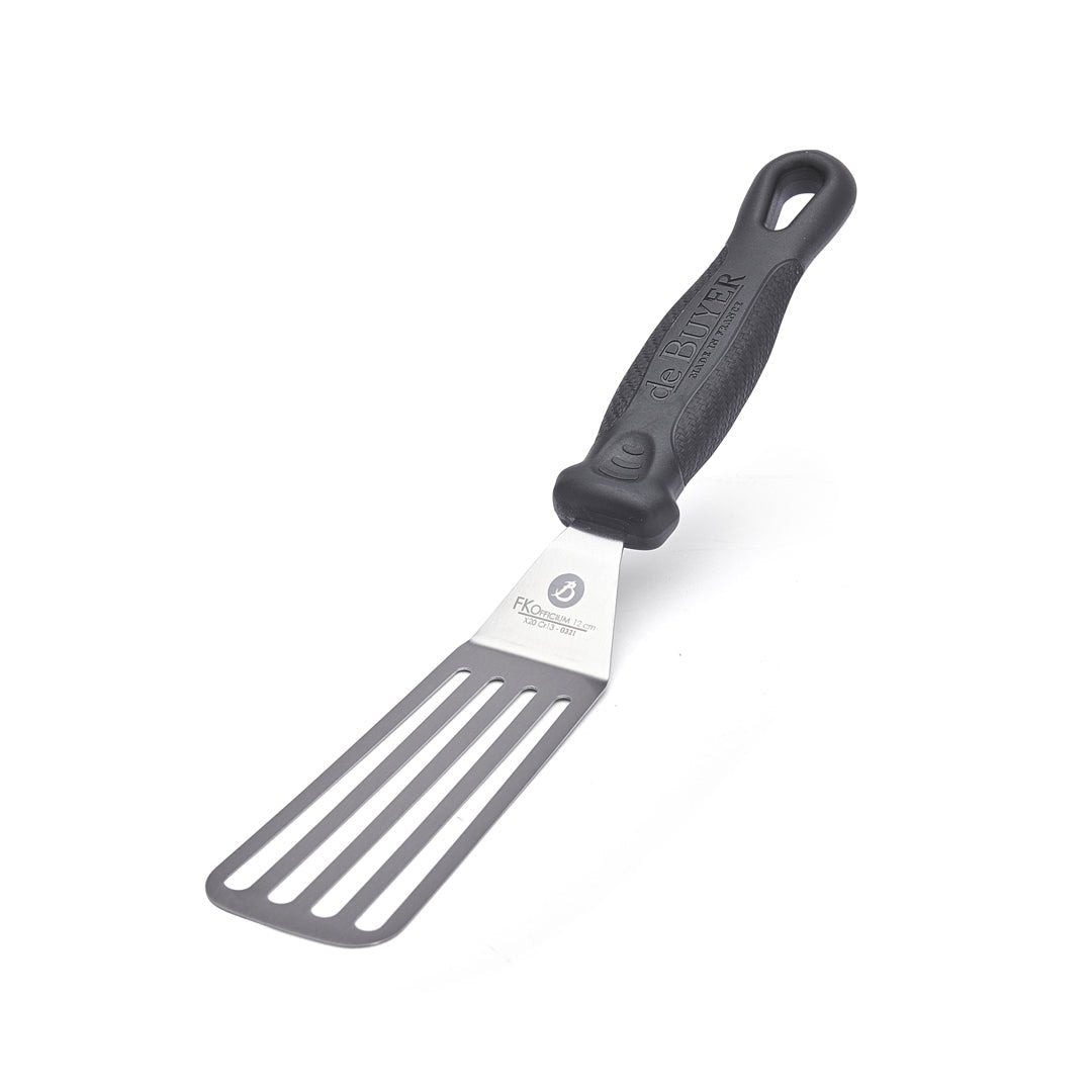 De Buyer FK Officium 26.5cm Slotted Cranked Spatula - Simmer and Slice