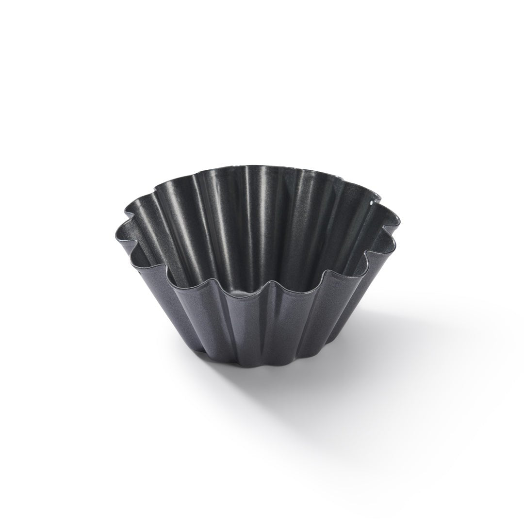 De Buyer Fluted 10cm Mini Brioche Mould - Simmer and Slice