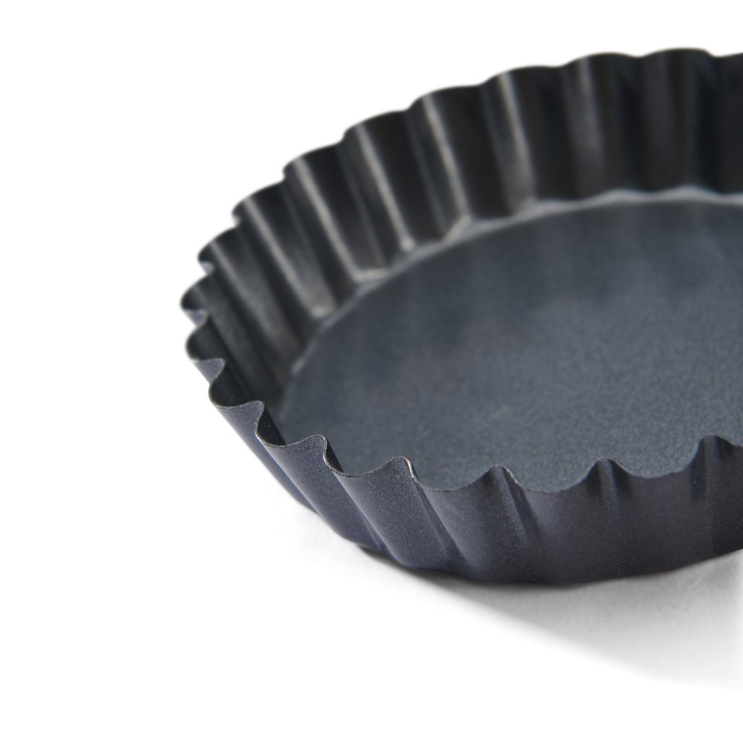 De Buyer Fluted 10cm Tart Mould W/Oblique Edge - Simmer and Slice