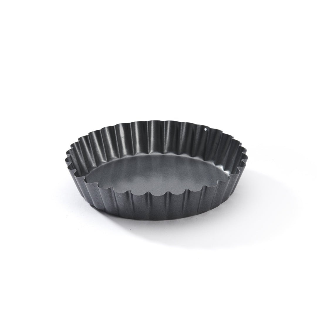 De Buyer Fluted 10cm Tart Mould W/Oblique Edge - Simmer and Slice