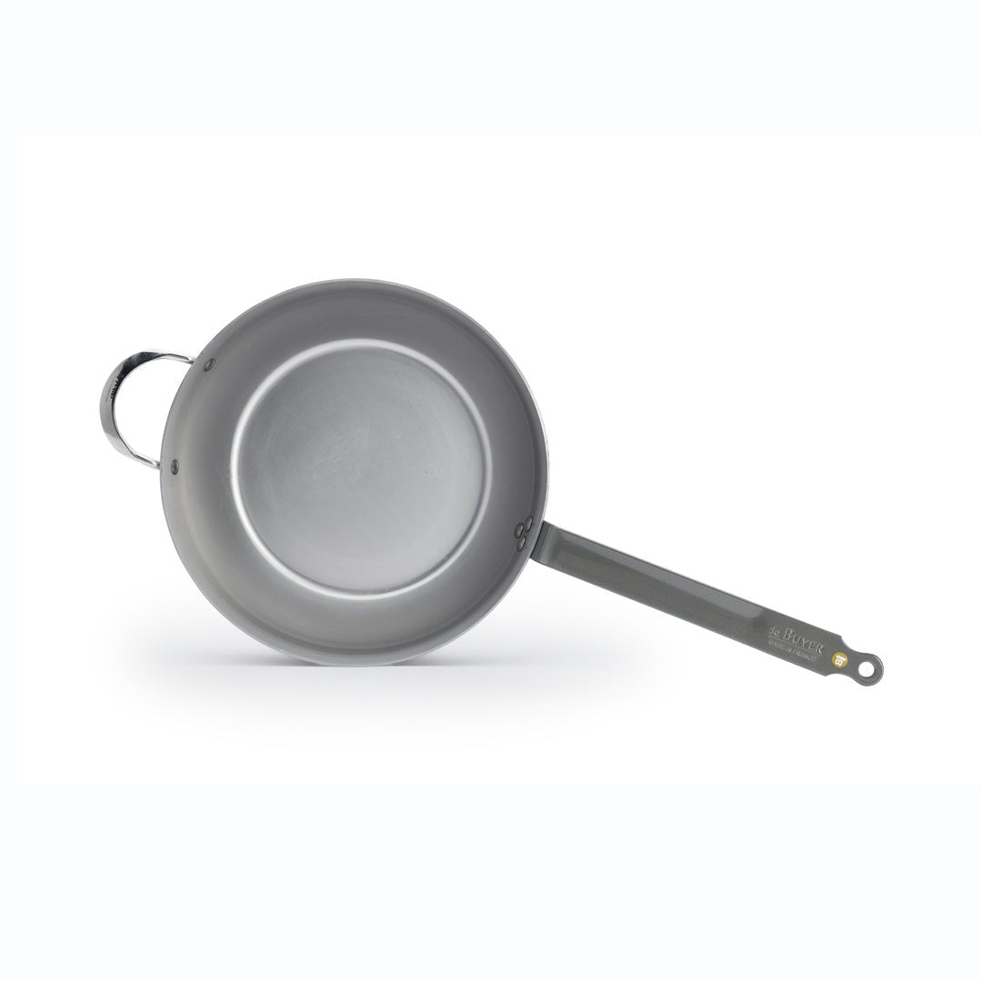 De Buyer Mineral B 32cm Round Deep Country Pan - Simmer and Slice
