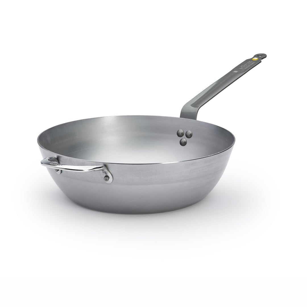 De Buyer Mineral B 32cm Round Deep Country Pan - Simmer and Slice