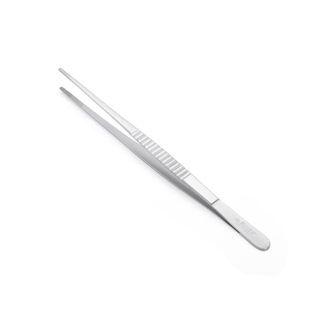 De Buyer Stainless Steel 30cm Straight Tweezer - Simmer and Slice