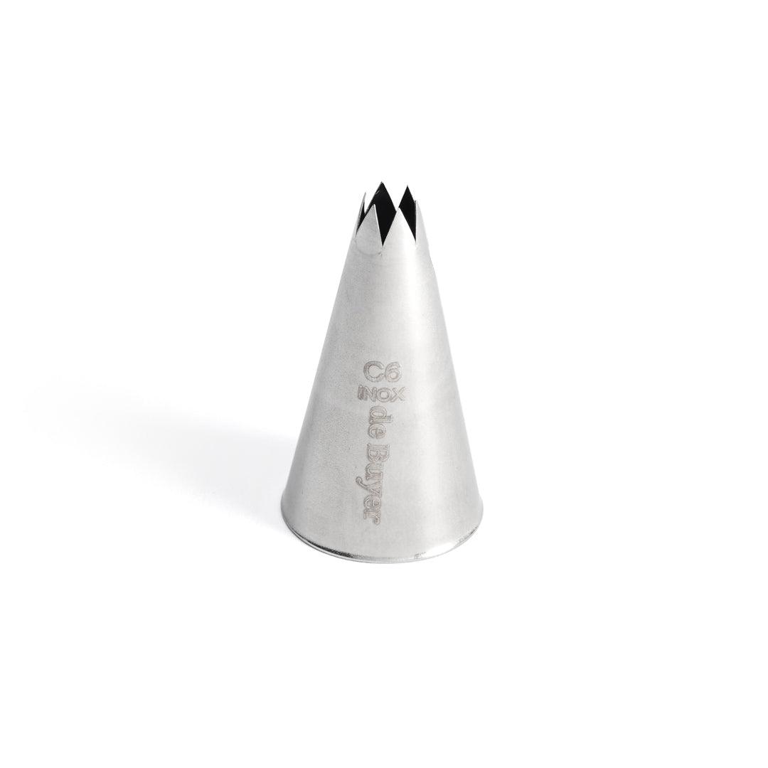 De Buyer Stainless Steel Star Nozzle (C6) - Simmer and Slice