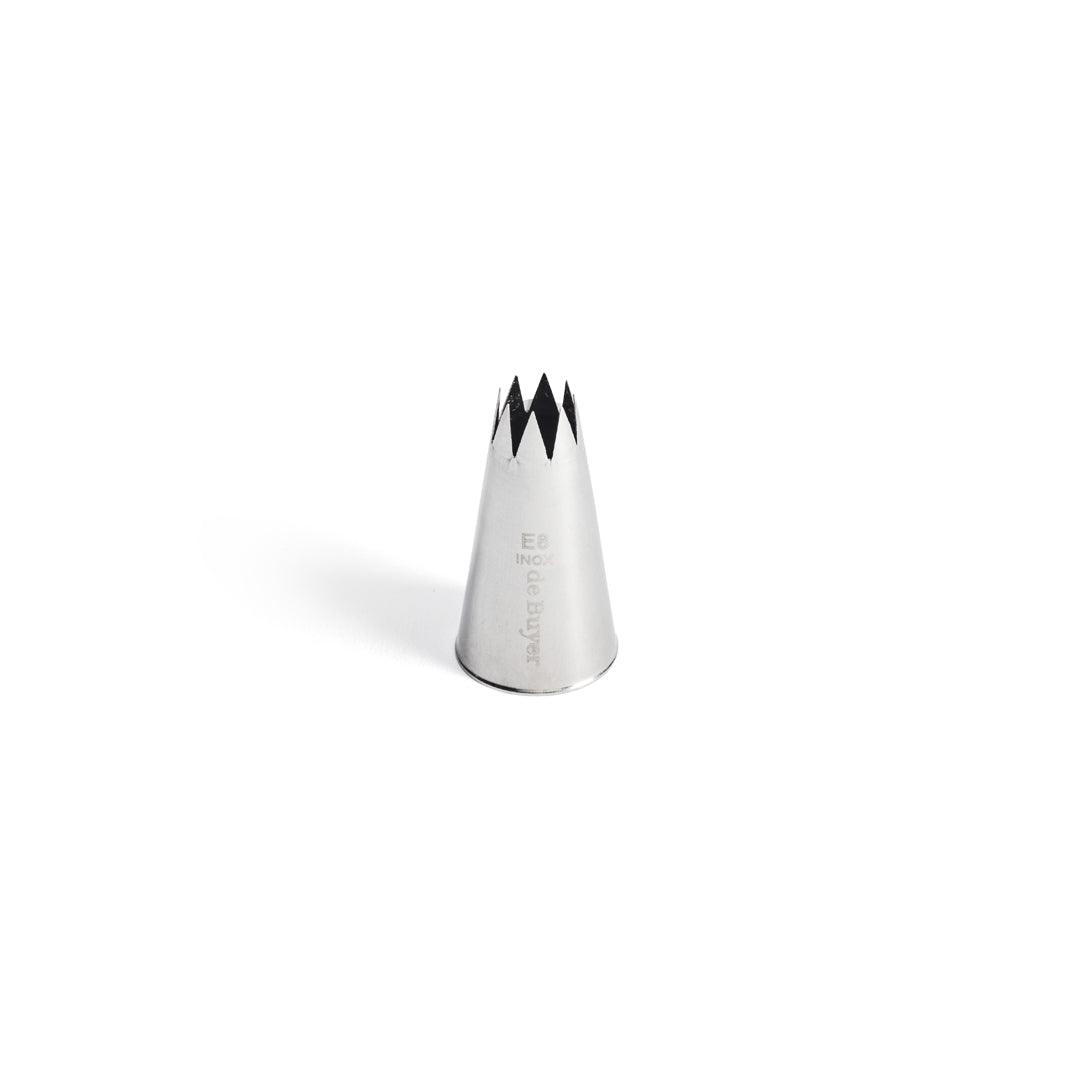 De Buyer Stainless Steel Star Nozzle (E8) - Simmer and Slice