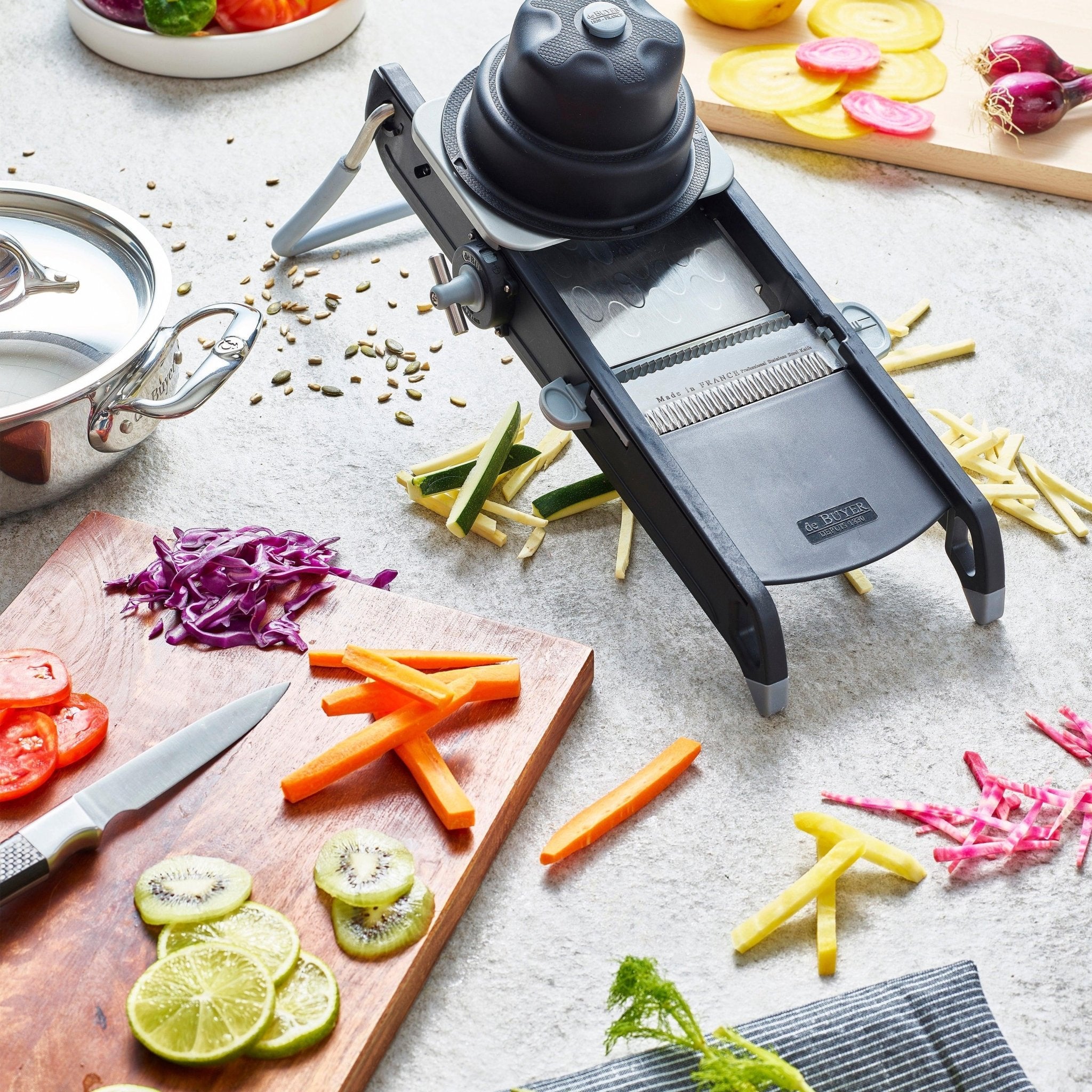 de Buyer Swing Plus Mandoline Slicer - Simmer and Slice