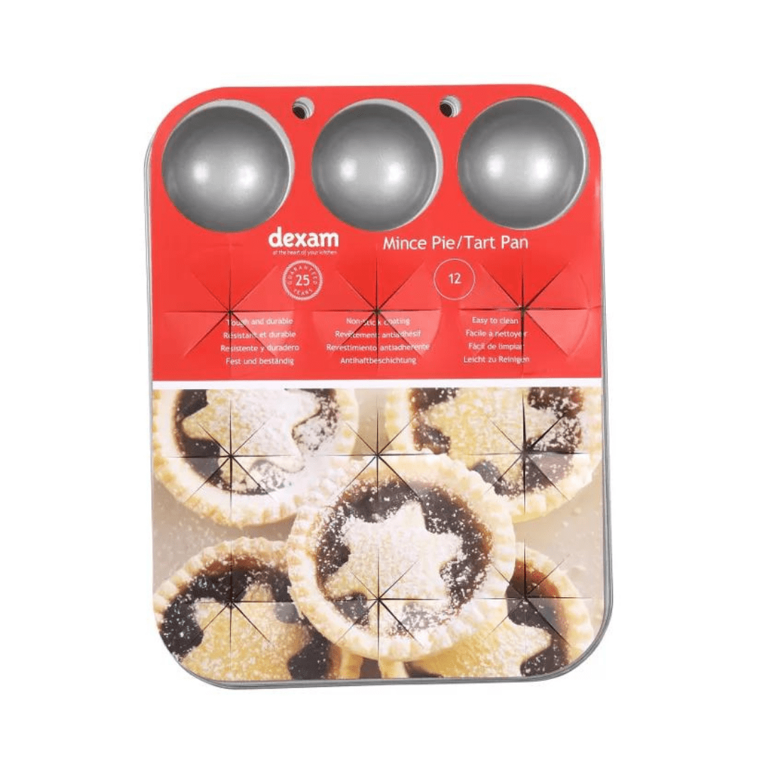 Dexam Non - Stick 12 Cup Mince Pie Tin - Simmer and Slice