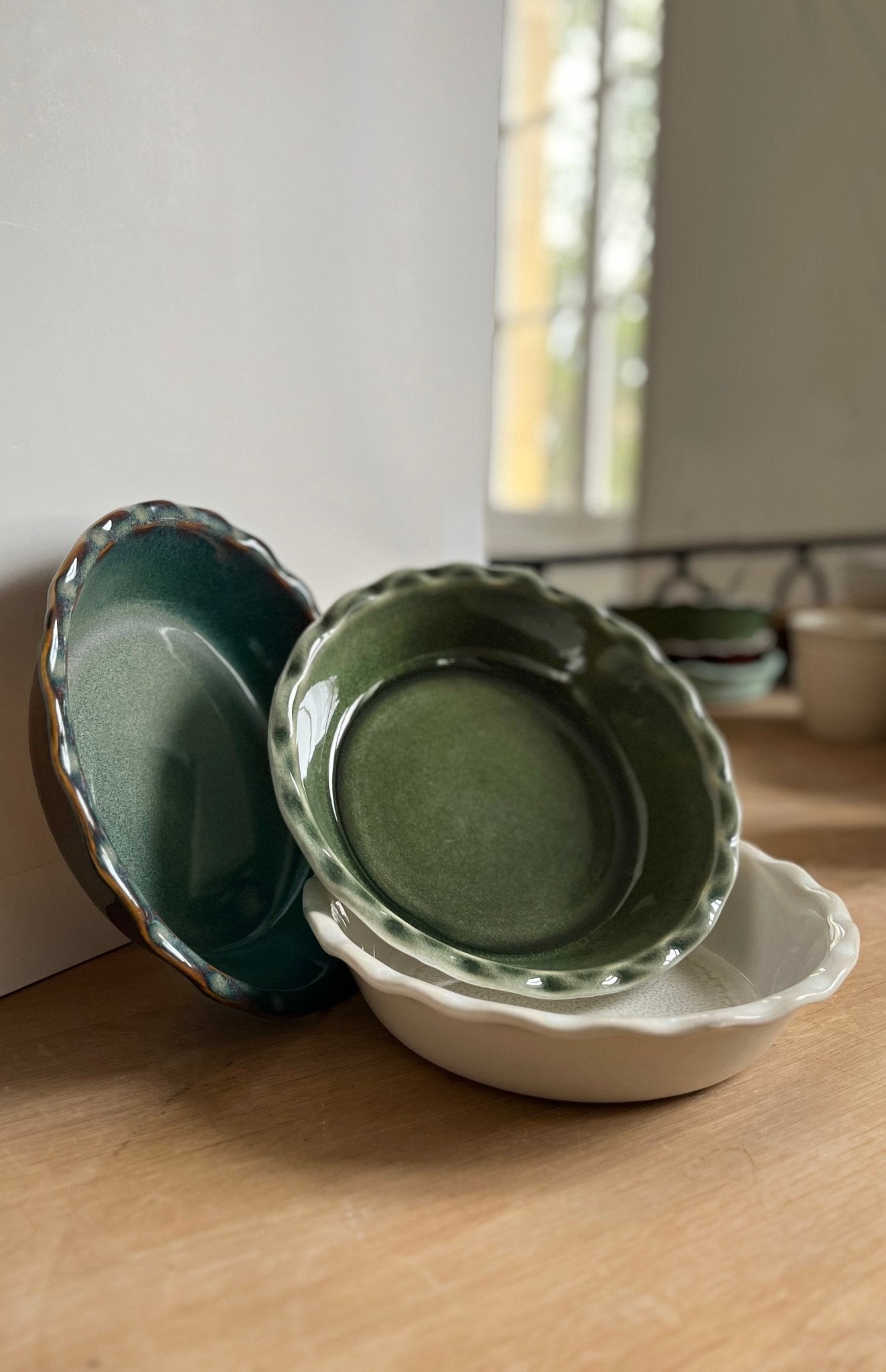 Emile Henry 175th Anniversary Pie Dish - Orange Uni - Simmer and Slice