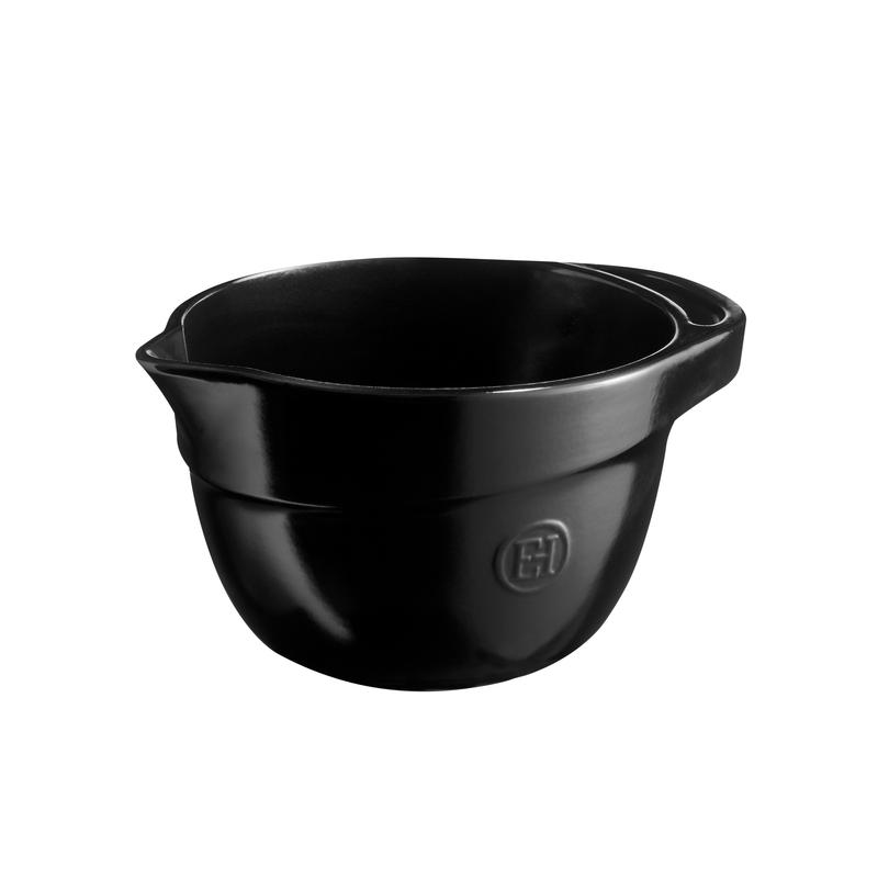 Emile Henry 2.5L Mixing Bowl - Black Truffle - Intro Offer - Simmer and Slice