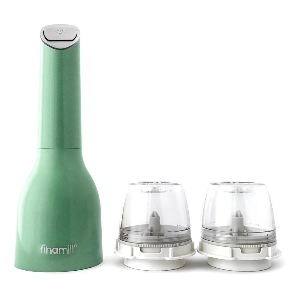 FinaMill Sage Green Mill with 2 Finapods - Simmer and Slice