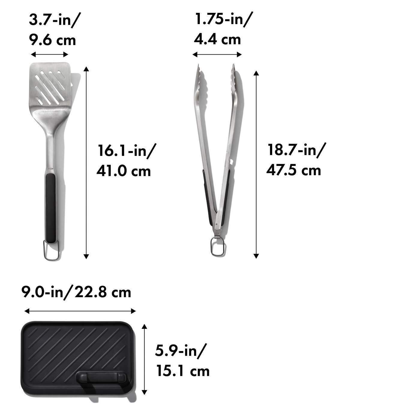 Oxo Good Grips 3pc Grilling & BBQ Tool Set