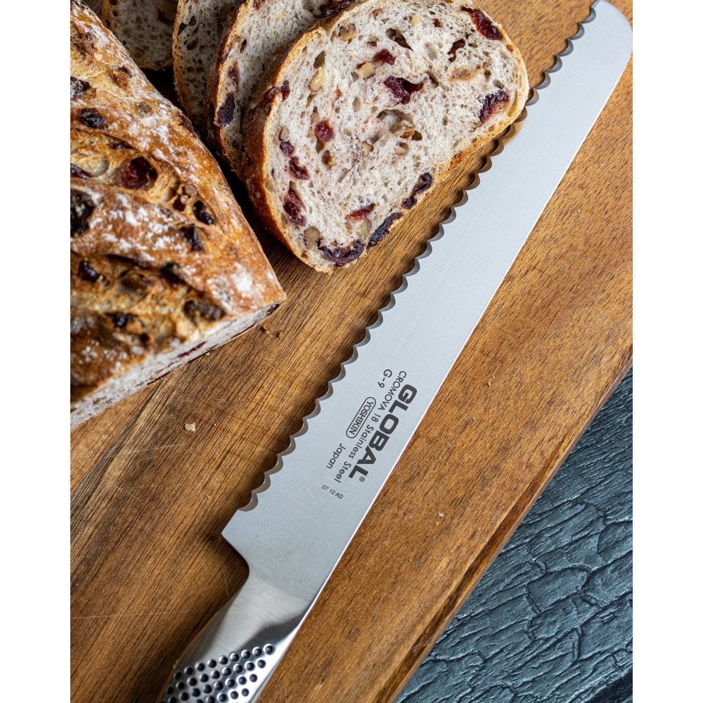 Global G9 22cm Bread Slicing Knife - Simmer and Slice