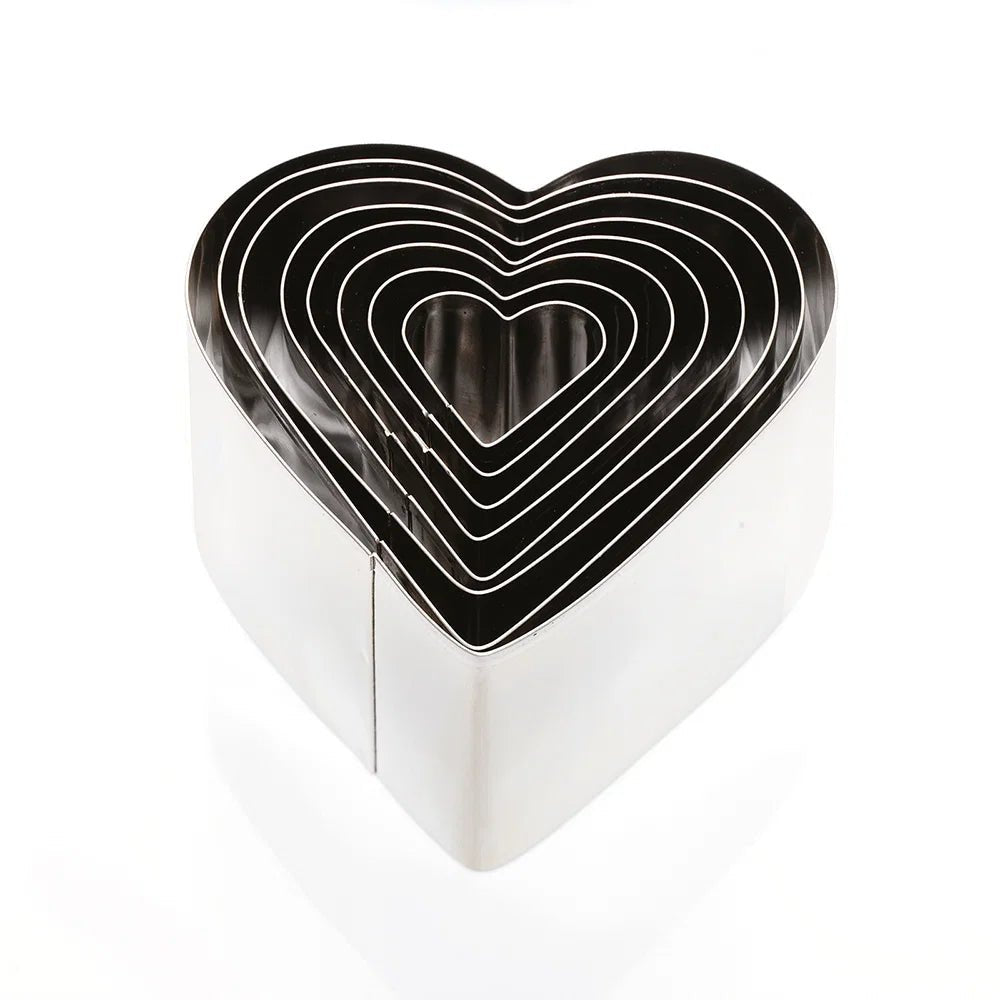 Heart Cookie Cutters Set of 8 in Tin - Simmer and Slice